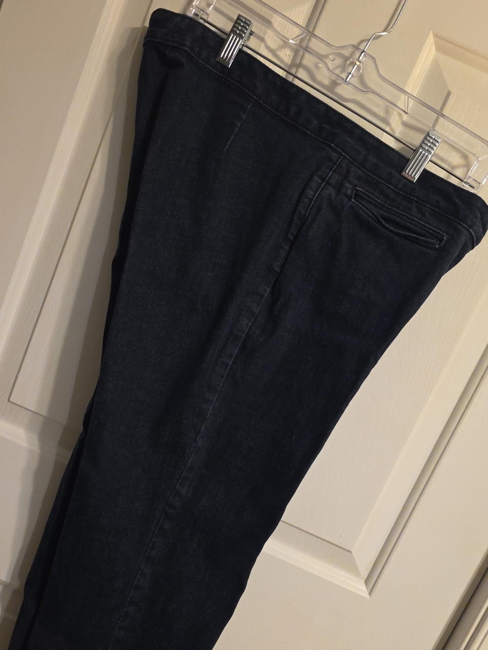 Talbots Navy Ankle Crop Straight Jeans
